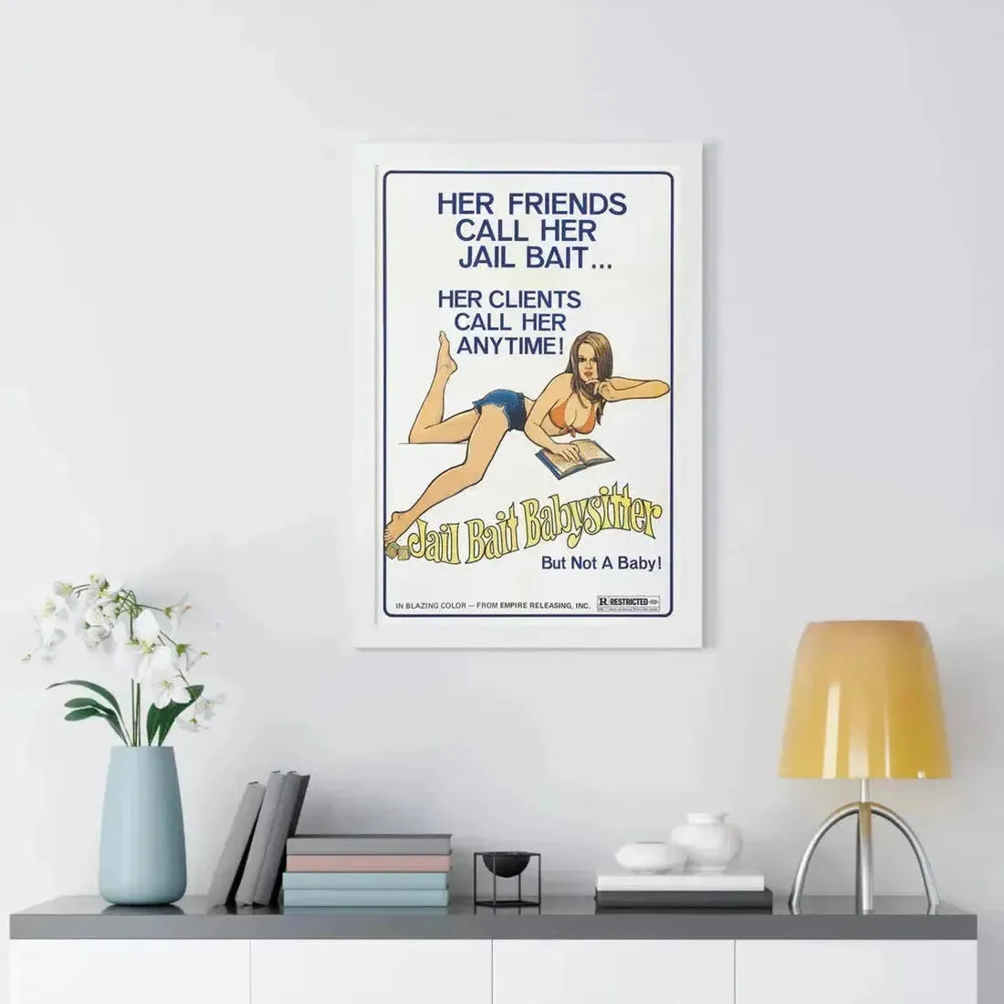 JAILBAIT BABYSITTER 1977 - Framed Movie Poster - The Sticker Space