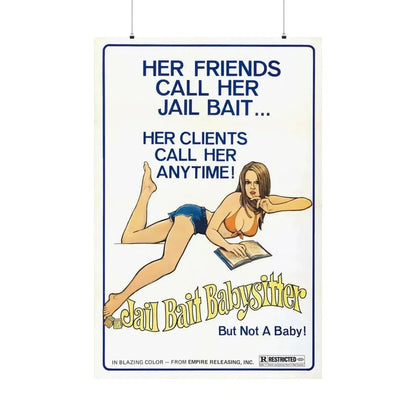 JAILBAIT BABYSITTER 1977 - Paper Movie Poster - The Sticker Space