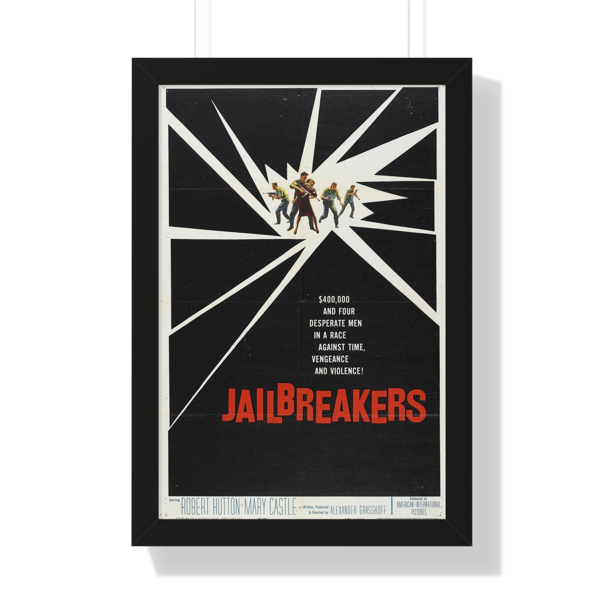 JAILBREAKERS 1960 - Framed Movie Poster-16″ x 24″-The Sticker Space