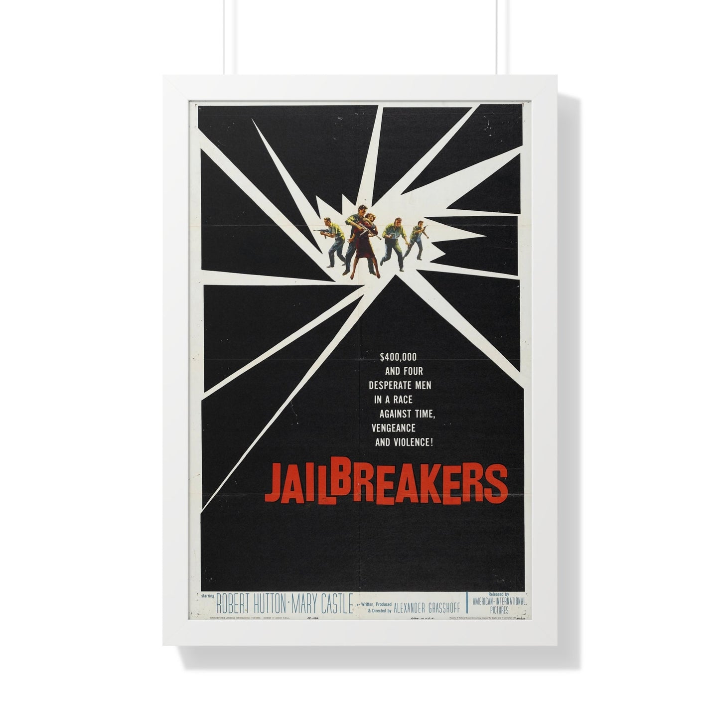 JAILBREAKERS 1960 - Framed Movie Poster-20" x 30"-The Sticker Space