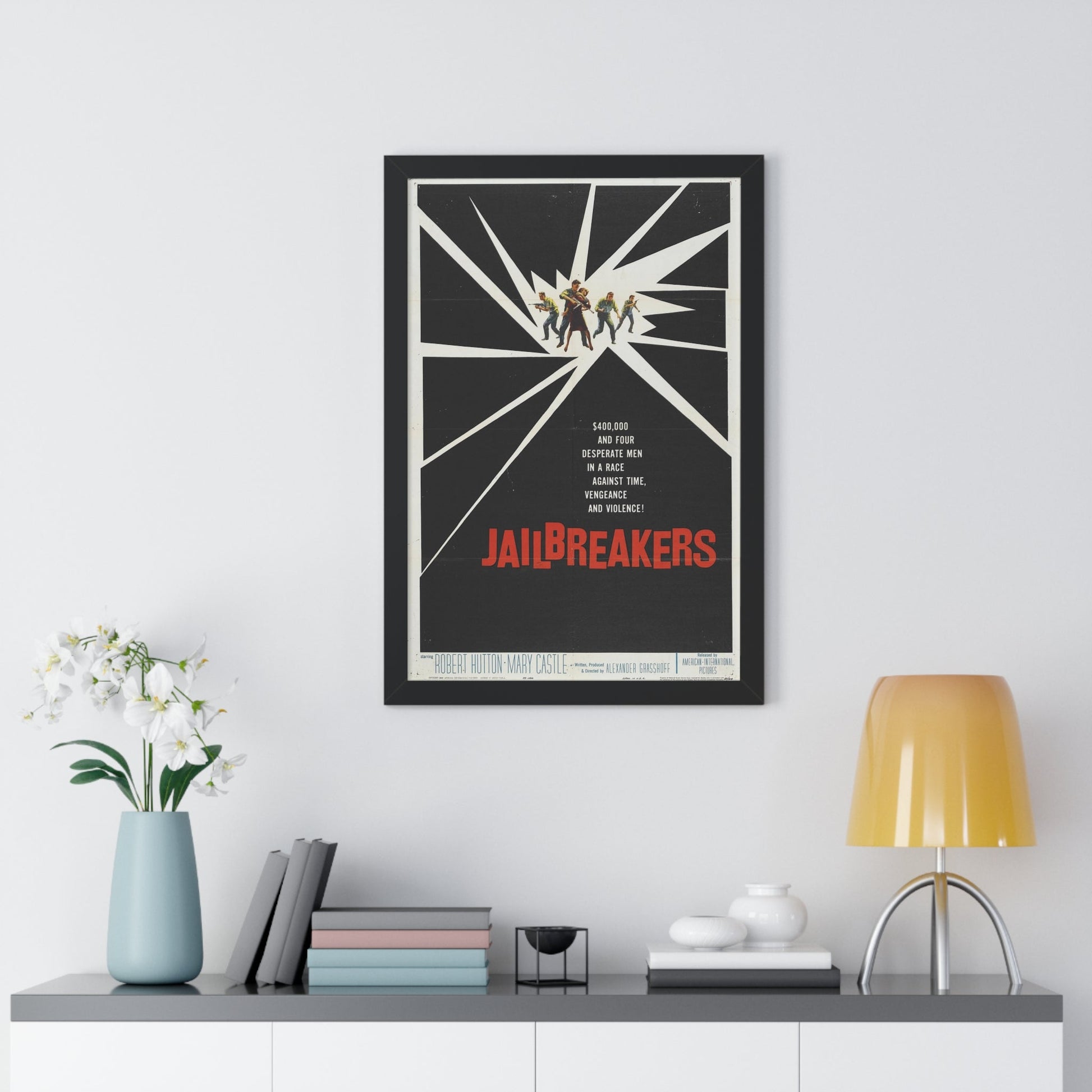 JAILBREAKERS 1960 - Framed Movie Poster-The Sticker Space