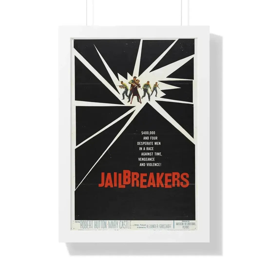 JAILBREAKERS 1960 - Framed Movie Poster - The Sticker Space