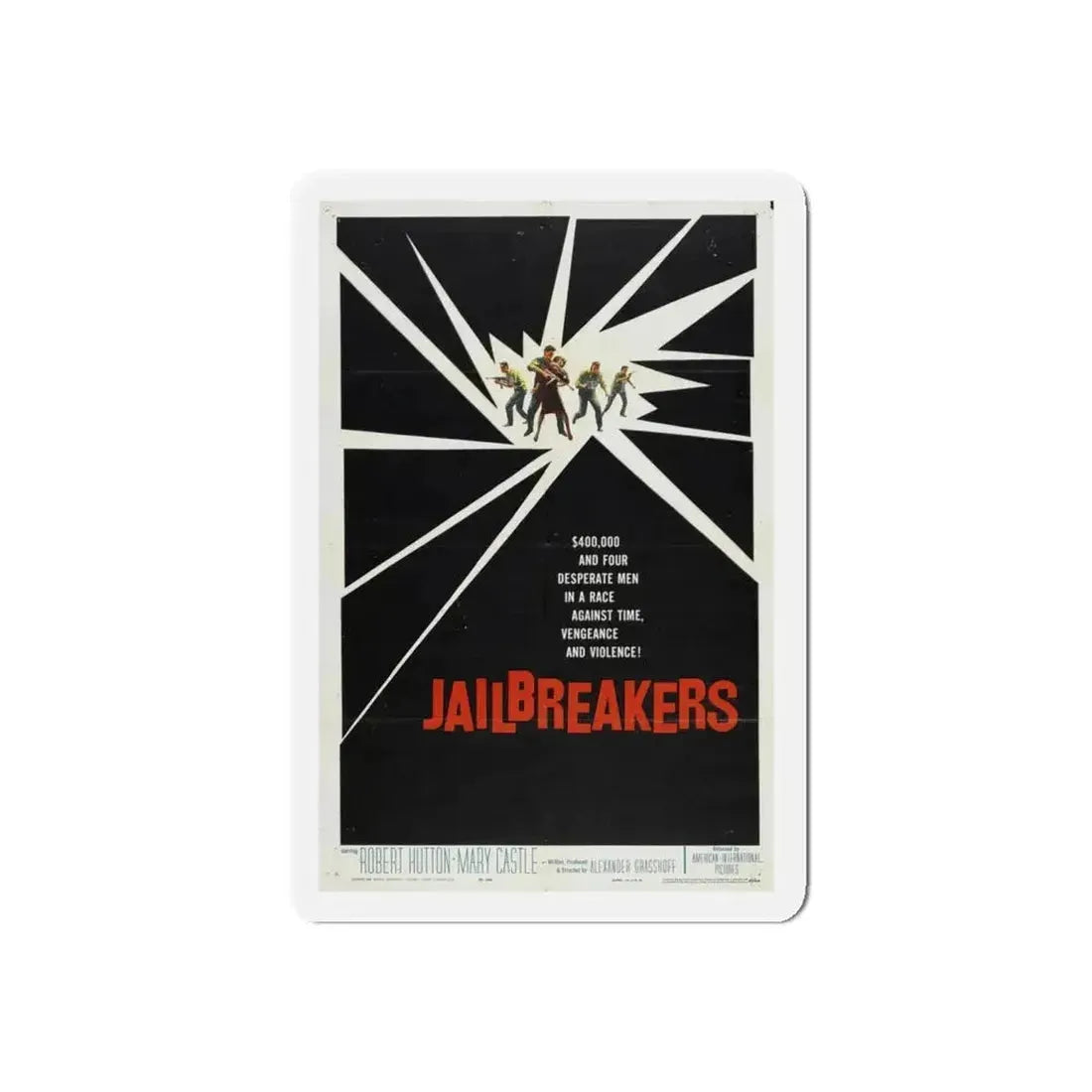 JAILBREAKERS 1960 Movie Poster - Refrigerator Magnet - The Sticker Space
