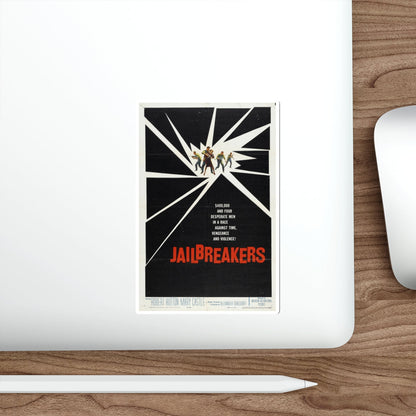 JAILBREAKERS 1960 Movie Poster STICKER Vinyl Die-Cut Decal-The Sticker Space