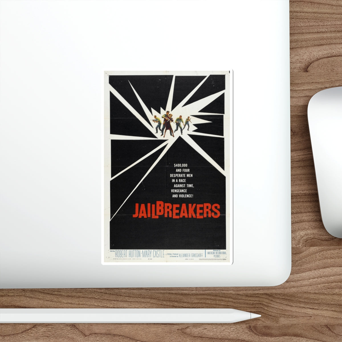 JAILBREAKERS 1960 Movie Poster STICKER Vinyl Die-Cut Decal-The Sticker Space