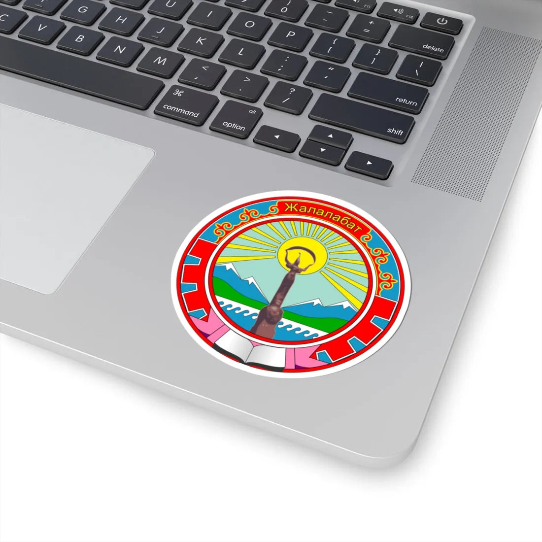 Jalalabad coa (Kyrgyzstan) (Coat of Arms) STICKER Vinyl Kiss-Cut Decal - The Sticker Space