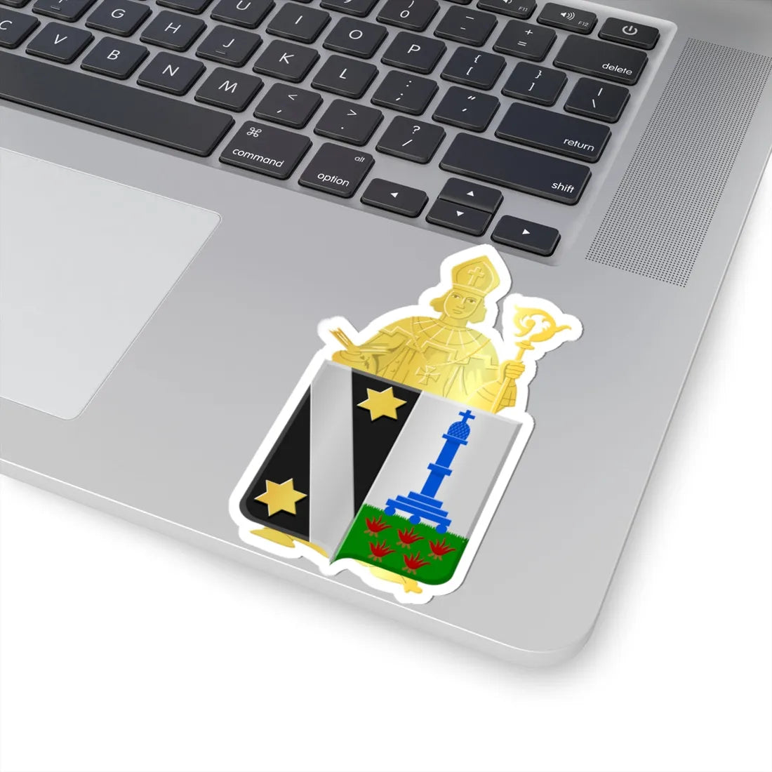 Jalhay wapen (Belgium) (Coat of Arms) STICKER Vinyl Kiss-Cut Decal - The Sticker Space