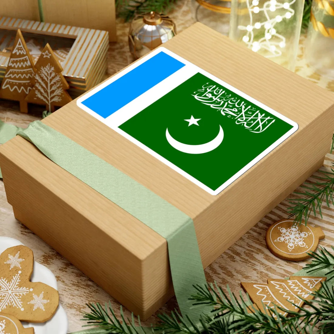 Jamaat-e-Islami Pakistan Flag (Pakistan) STICKER Vinyl Kiss-Cut Decal - The Sticker Space