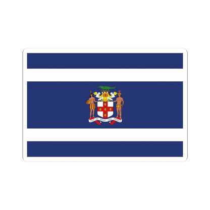 Jamaica Flag Proposal 3 1962 (Jamaica) STICKER Vinyl Kiss-Cut Decal 3 Inch White - The Sticker Space