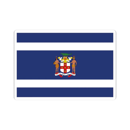 Jamaica Flag Proposal 3 1962 (Jamaica) STICKER Vinyl Kiss-Cut Decal 4 Inch White - The Sticker Space