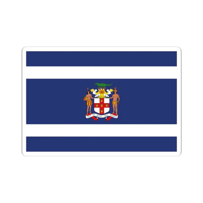 Jamaica Flag Proposal 3 1962 (Jamaica) STICKER Vinyl Kiss-Cut Decal 6 Inch White - The Sticker Space