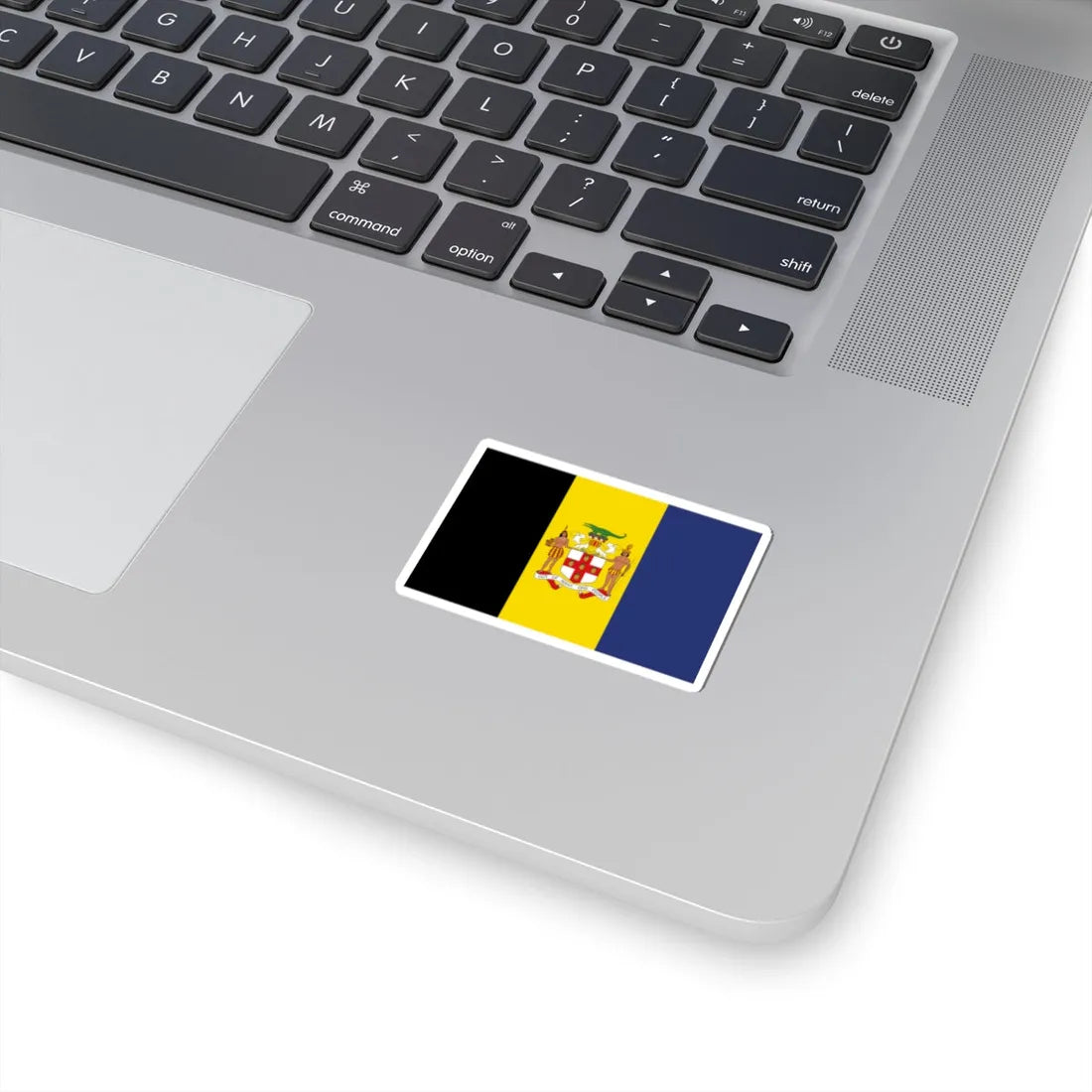 Jamaica Flag Proposal 4 1962 (Jamaica) STICKER Vinyl Kiss-Cut Decal - The Sticker Space