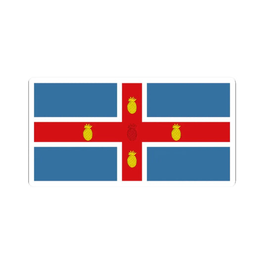 Jamaica Flag Proposal 6 1962 (Jamaica) STICKER Vinyl Kiss-Cut Decal 2 Inch White - The Sticker Space