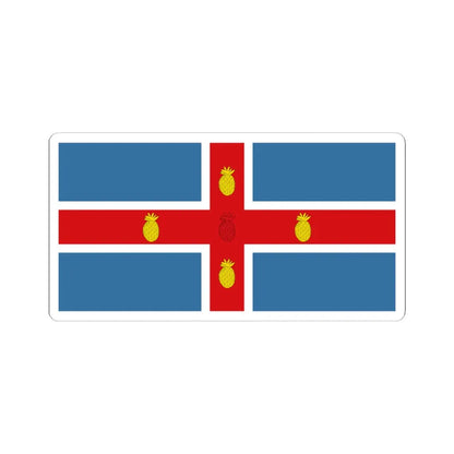 Jamaica Flag Proposal 6 1962 (Jamaica) STICKER Vinyl Kiss-Cut Decal 3 Inch White - The Sticker Space