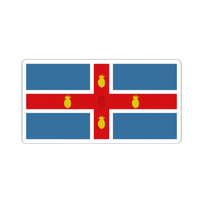 Jamaica Flag Proposal 6 1962 (Jamaica) STICKER Vinyl Kiss-Cut Decal 6 Inch White - The Sticker Space