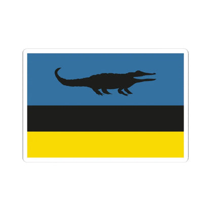 Jamaica Flag Proposal 7 1962 (Jamaica) STICKER Vinyl Kiss-Cut Decal 4 Inch White - The Sticker Space