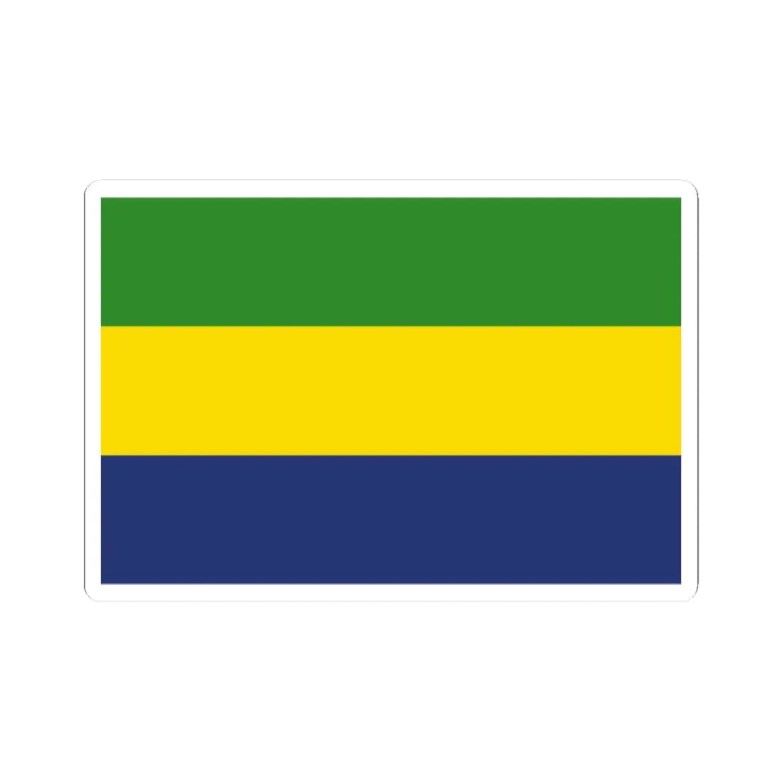 Jamaica Flag Proposal 8 1962 (Jamaica) STICKER Vinyl Kiss-Cut Decal 2 Inch White - The Sticker Space