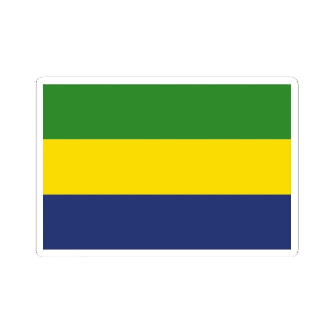 Jamaica Flag Proposal 8 1962 (Jamaica) STICKER Vinyl Kiss-Cut Decal 4 Inch White - The Sticker Space