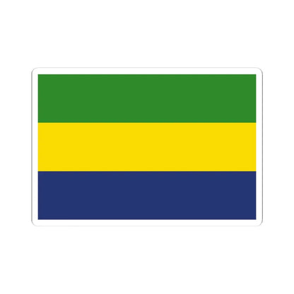 Jamaica Flag Proposal 8 1962 (Jamaica) STICKER Vinyl Kiss-Cut Decal 4 Inch White - The Sticker Space
