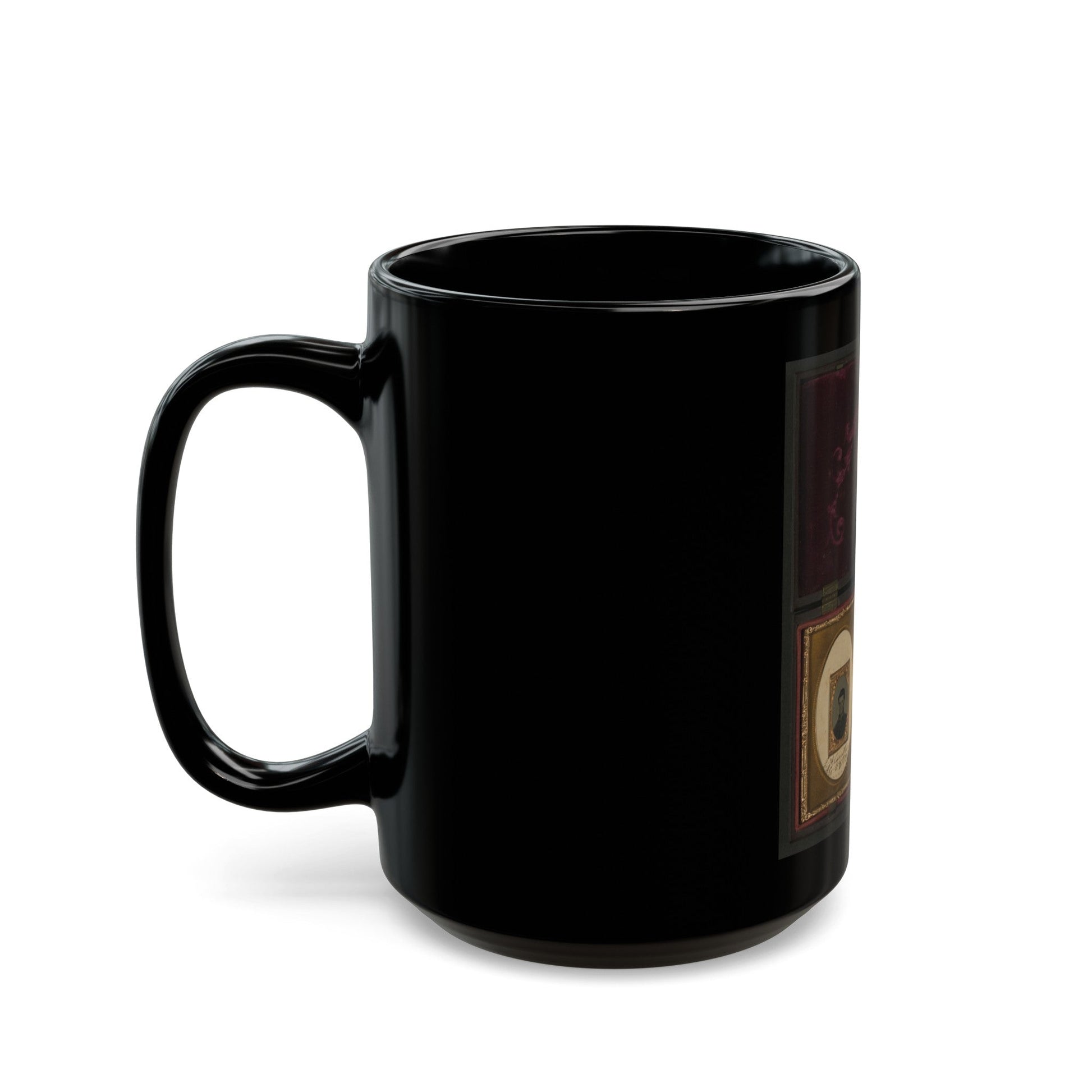 James A. Caruthers Of Company G And Sergeant Samuel Craig Starr Of Company D, 95th Ohio Infantry Regiment (U.S. Civil War) Black Coffee Mug-The Sticker Space