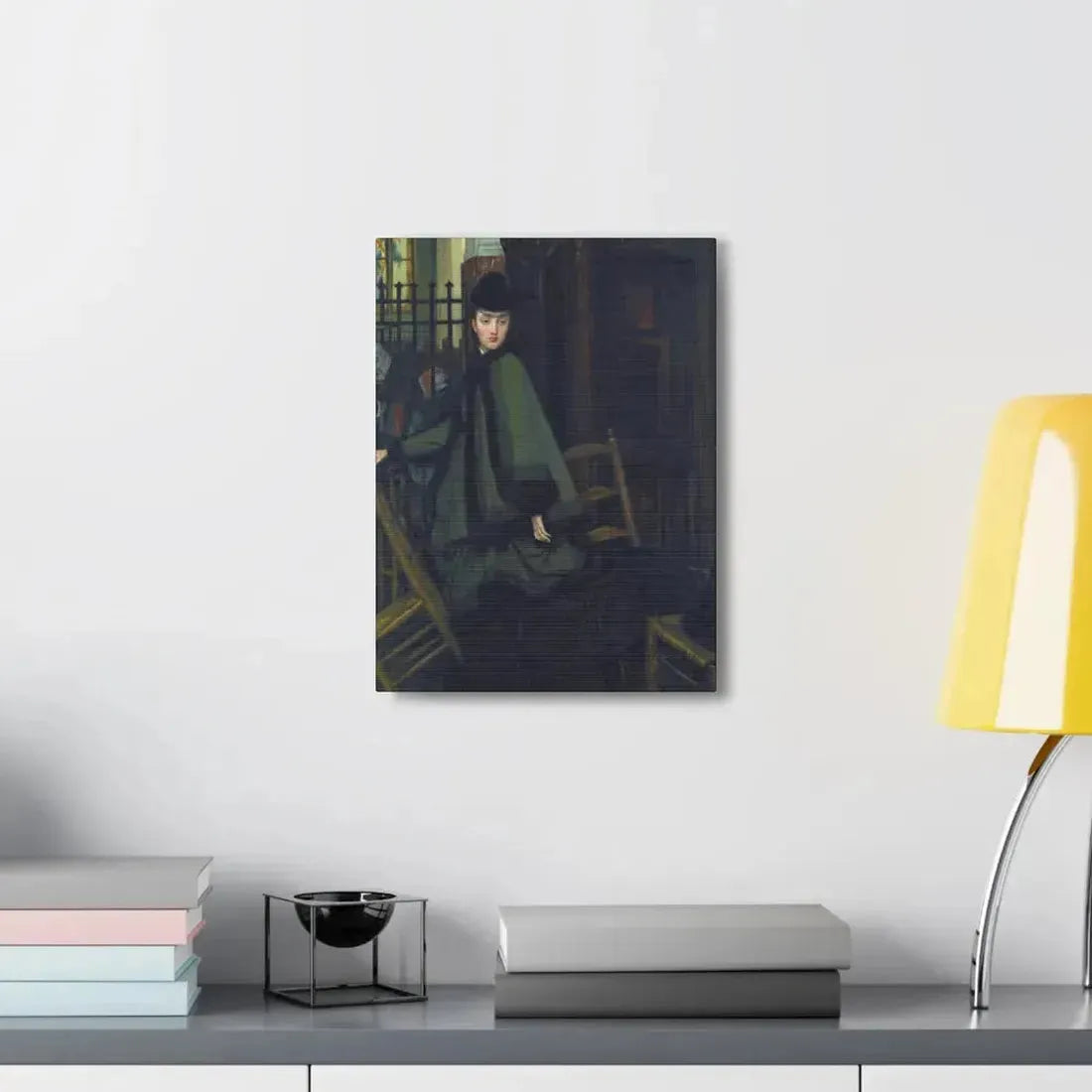 James-Jacques-Joseph Tissot (1836-1902) Dans L'Eglise (In Church) - Canvas Wall Art - The Sticker Space