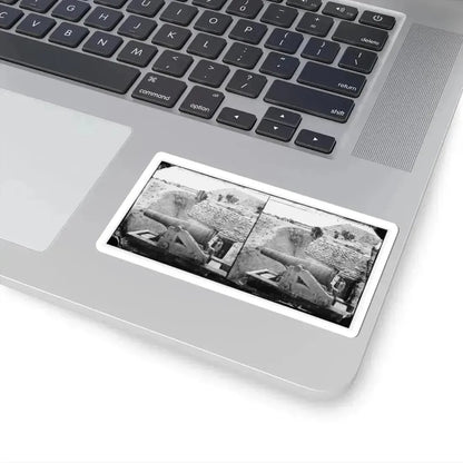 James River, Va. Another Confederate Gun Emplacement at Howlett House, Trent's Reach (U.S. Civil War) STICKER Vinyl Kiss-Cut Decal - The Sticker Space