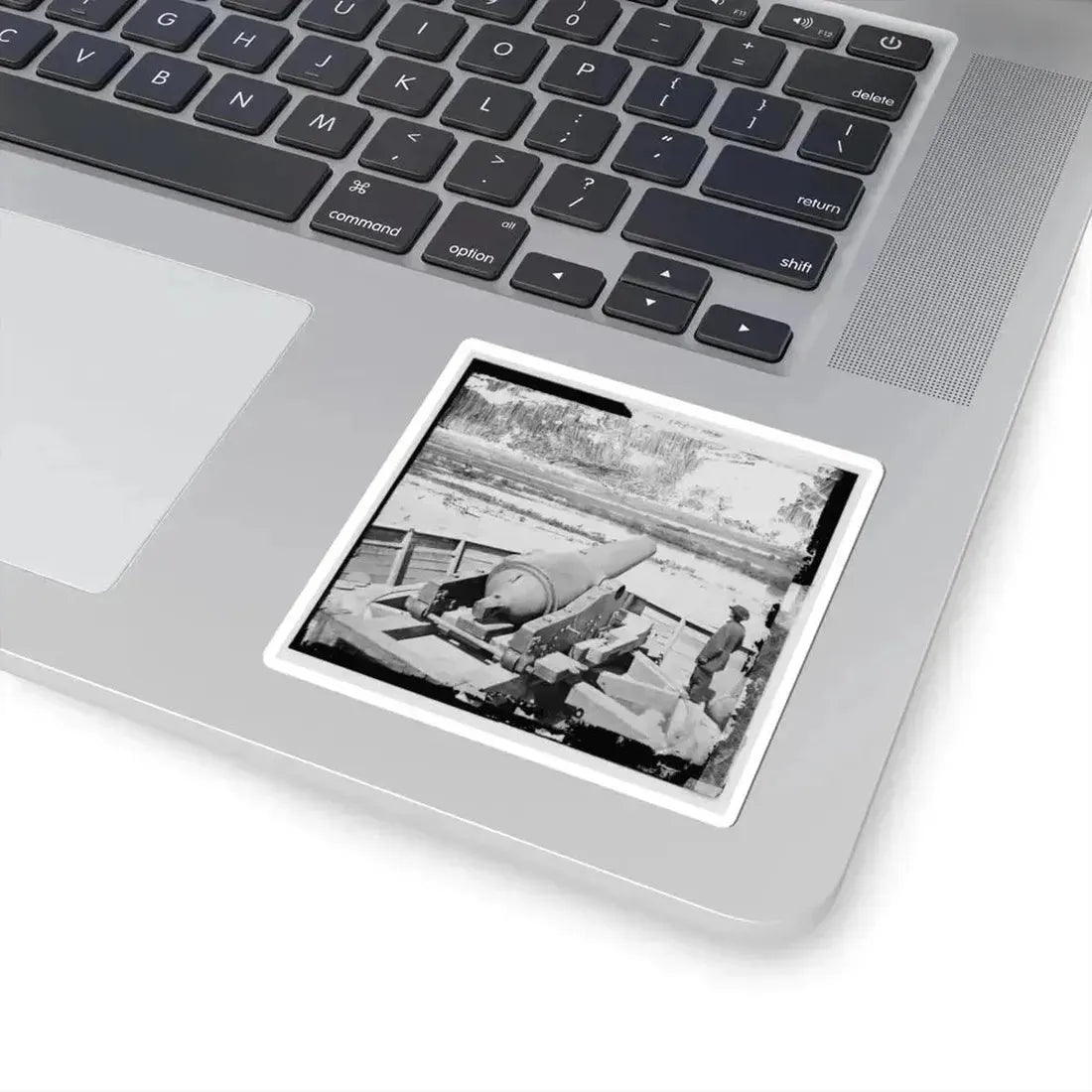 James River, Va. Confederate Gun Emplacement Above Dutch Gap (U.S. Civil War) STICKER Vinyl Kiss-Cut Decal - The Sticker Space