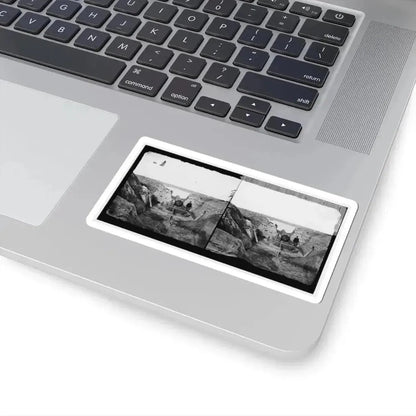 James River, Va. Confederate Gun Emplacement at Howlett House, Trent's Reach (U.S. Civil War) STICKER Vinyl Kiss-Cut Decal - The Sticker Space