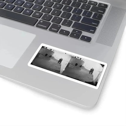 James River, Va. Deck and Turret of U.S.S. Monitor(2) (U.S. Civil War) STICKER Vinyl Kiss-Cut Decal - The Sticker Space
