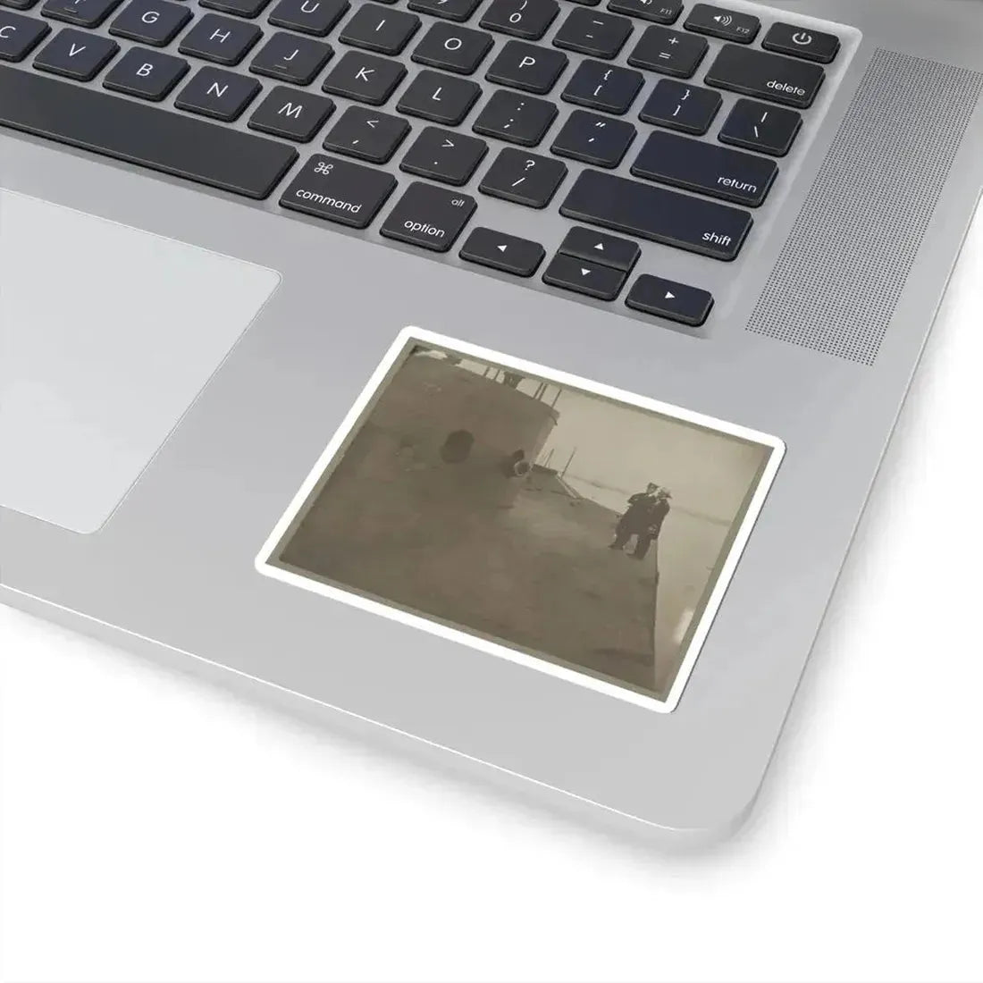 James River, Va. Deck and Turret of U.S.S. Monitor (U.S. Civil War) STICKER Vinyl Kiss-Cut Decal - The Sticker Space