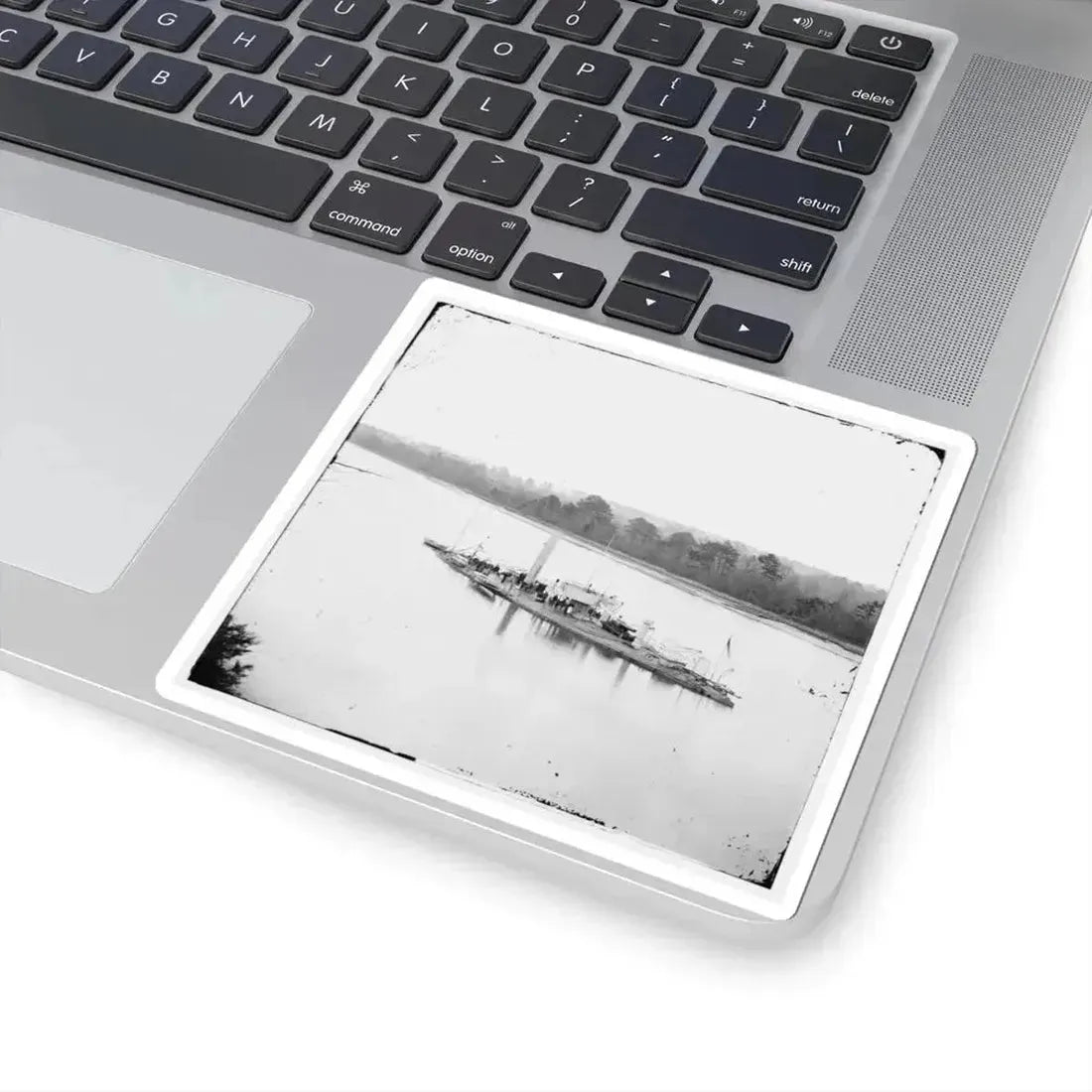 James River, Va. U.S.S. Casco, Light-Draft Monitor (U.S. Civil War) STICKER Vinyl Kiss-Cut Decal - The Sticker Space