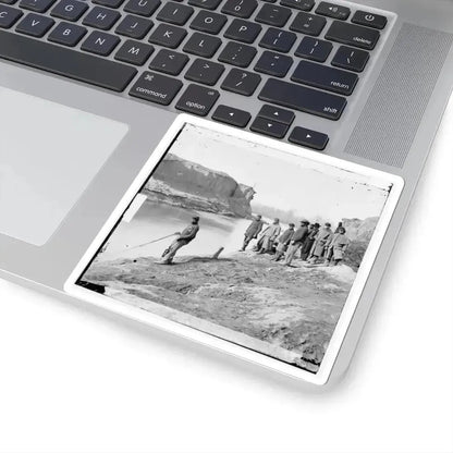 James River, Va. View of the Completed Dutch Gap Canal (U.S. Civil War) STICKER Vinyl Kiss-Cut Decal - The Sticker Space