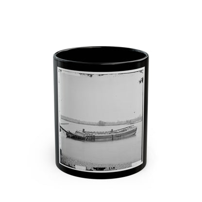 James River, Va. Schooners Sunk To Obstruct Passage (U.S. Civil War) Black Coffee Mug-11oz-The Sticker Space