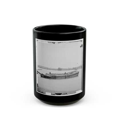 James River, Va. Schooners Sunk To Obstruct Passage (U.S. Civil War) Black Coffee Mug-15oz-The Sticker Space