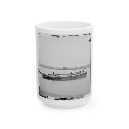 James River, Va. Schooners Sunk To Obstruct Passage (U.S. Civil War) White Coffee Mug