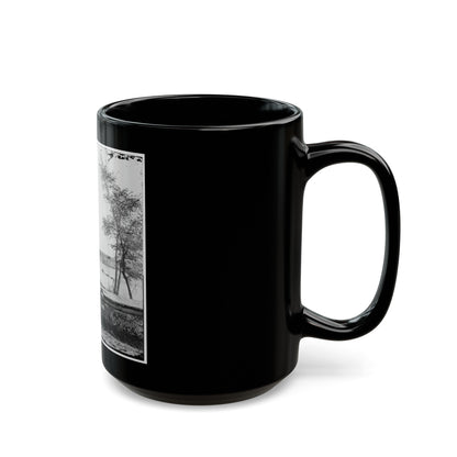 James River, Va. Sunken Confederate Ships Virginia (Ram) And Jamestown (U.S. Civil War) Black Coffee Mug-The Sticker Space