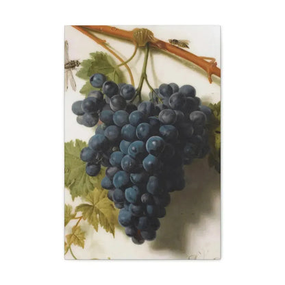 Jan Frans van Dael (1764-1840) Grappe de Raisins Marble - Canvas Wall Art 16″ x 24″ 1.25" - The Sticker Space