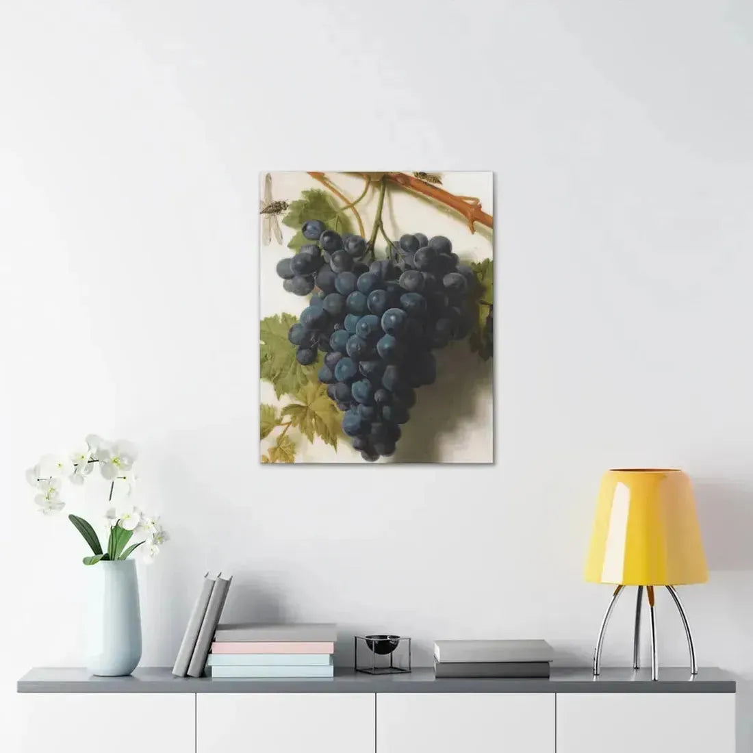 Jan Frans van Dael (1764-1840) Grappe de Raisins Marble - Canvas Wall Art - The Sticker Space