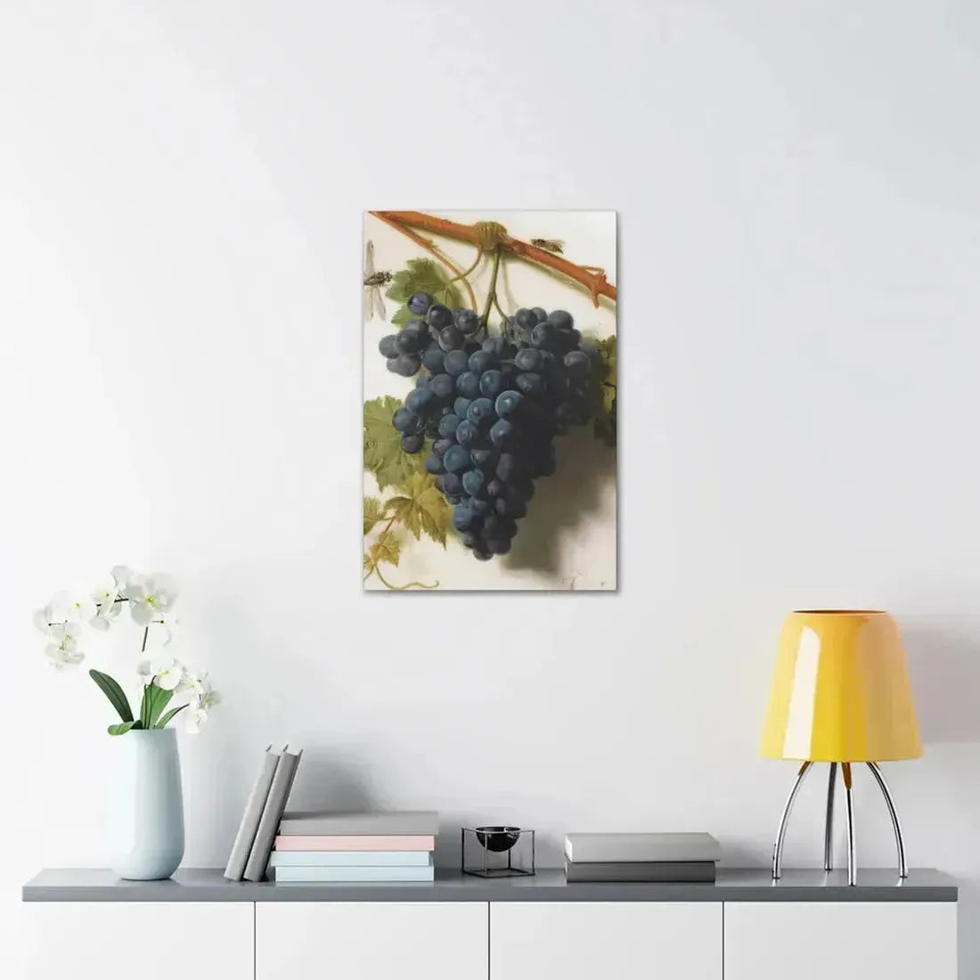 Jan Frans van Dael (1764-1840) Grappe de Raisins Marble - Canvas Wall Art - The Sticker Space