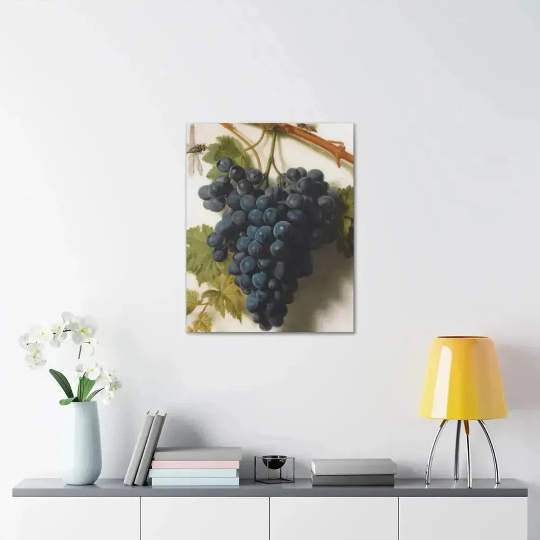 Jan Frans van Dael (1764-1840) Grappe de Raisins Marble - Canvas Wall Art - The Sticker Space