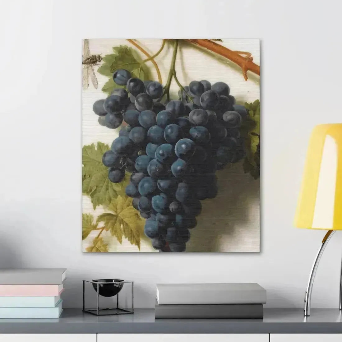 Jan Frans van Dael (1764-1840) Grappe de Raisins Marble - Canvas Wall Art - The Sticker Space