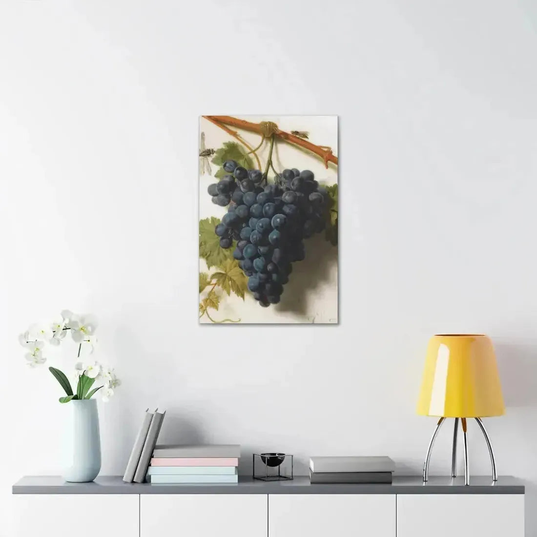 Jan Frans van Dael (1764-1840) Grappe de Raisins Marble - Canvas Wall Art - The Sticker Space