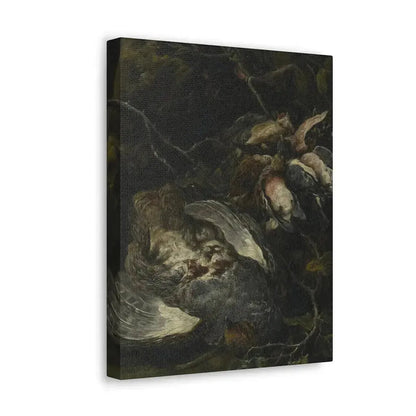 Jan Fyt (1611-1661) A Partridge and Small Game Birds 1650s - Canvas Wall Art - The Sticker Space