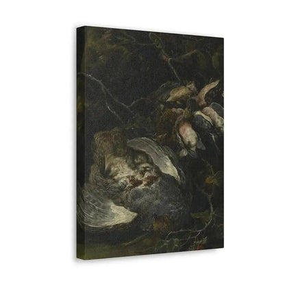 Jan Fyt (1611-1661) A Partridge and Small Game Birds 1650s - Canvas Wall Art - The Sticker Space