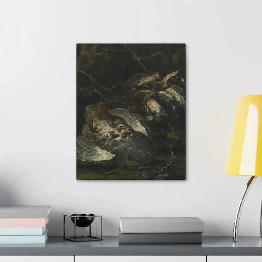 Jan Fyt (1611-1661) A Partridge and Small Game Birds 1650s - Canvas Wall Art - The Sticker Space