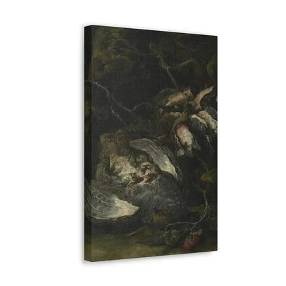 Jan Fyt (1611-1661) A Partridge and Small Game Birds 1650s - Canvas Wall Art - The Sticker Space