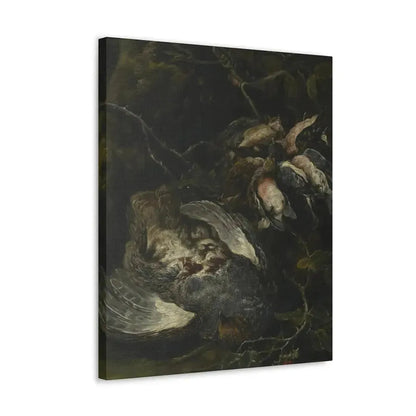 Jan Fyt (1611-1661) A Partridge and Small Game Birds 1650s - Canvas Wall Art - The Sticker Space