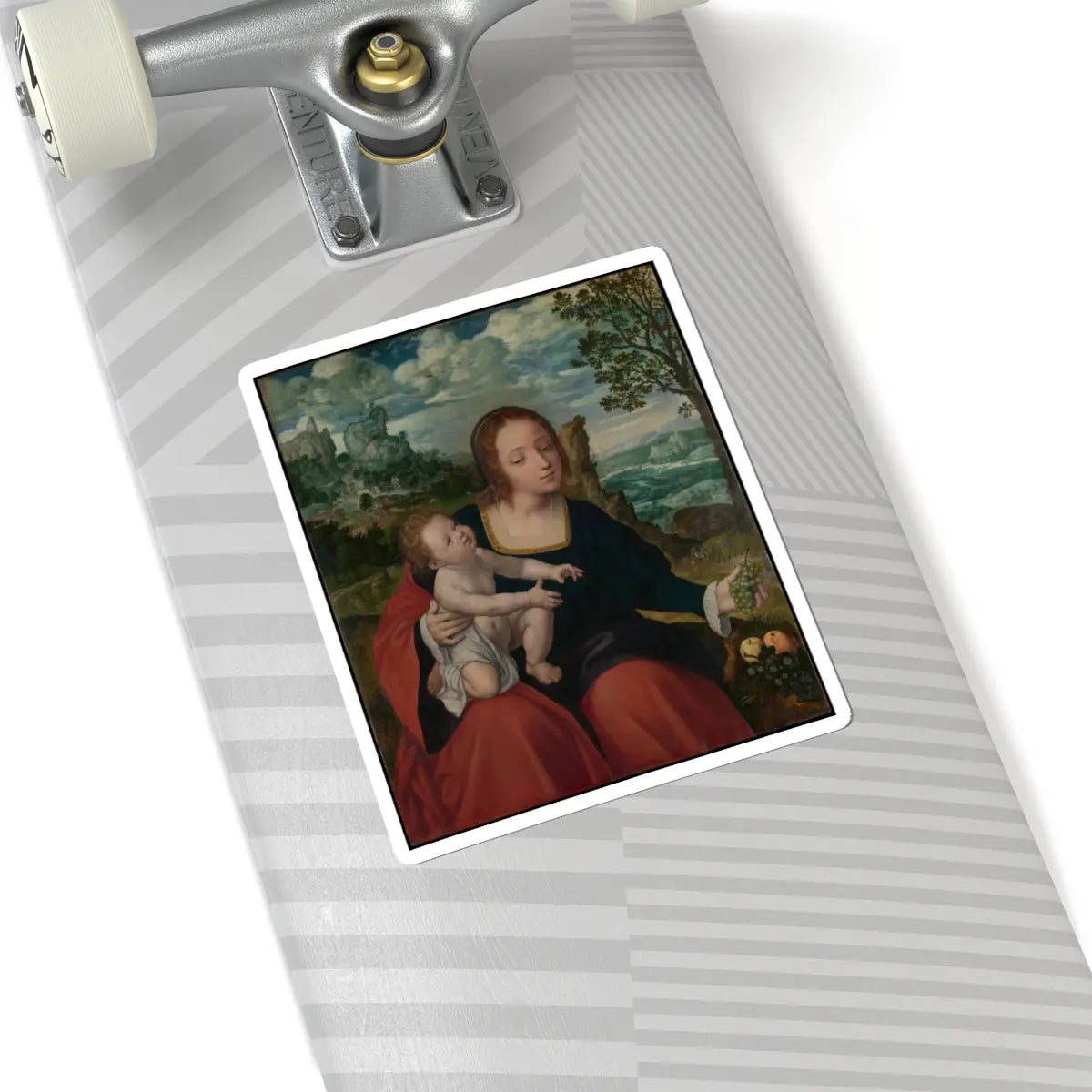 SKU:TSS-STICK-JNMSS-6X6-1N1NF Sizes:6" × 6" Types:White