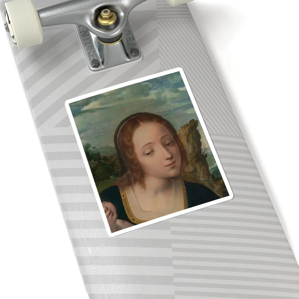 SKU:TSS-STICK-JNMSS-6X6-2 Sizes:6" × 6" Types:White