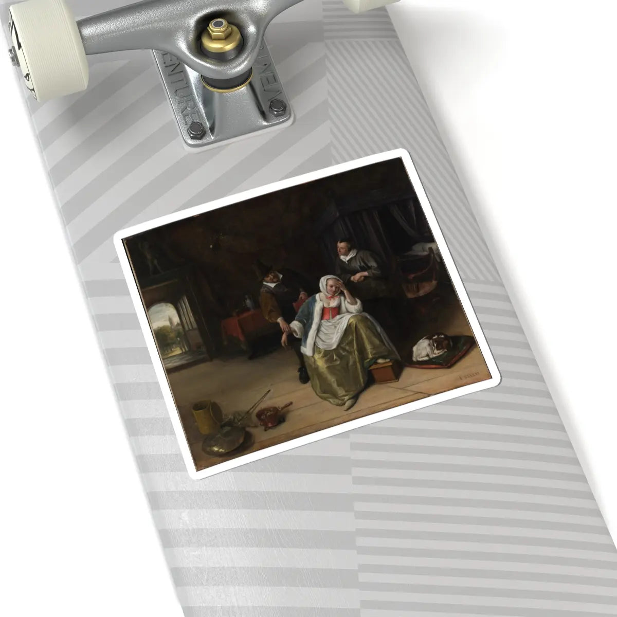 SKU:TSS-STICK-JNSTN-6X6-3 Sizes:6" × 6" Types:White